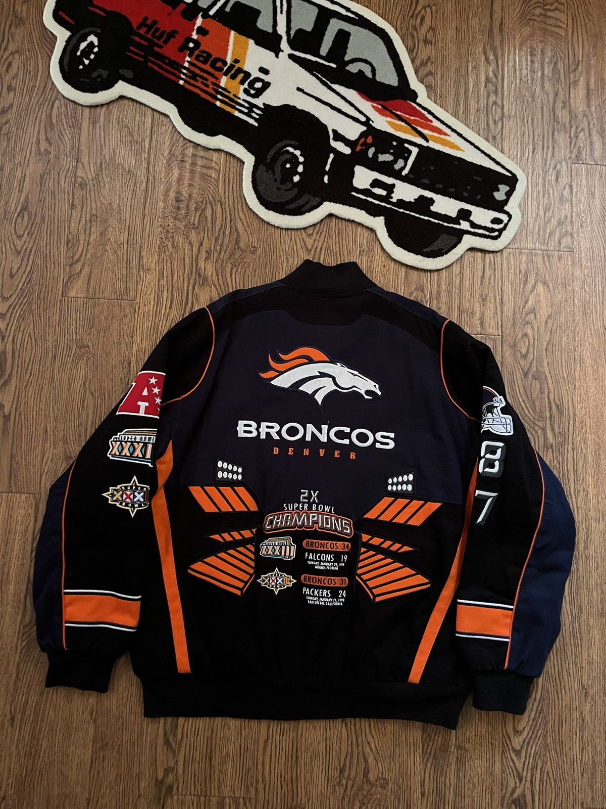NFL 2x Super Bowl Champions Denver Broncos Jacket Size US XL / EU 56 / 4 - 3 Thumbnail