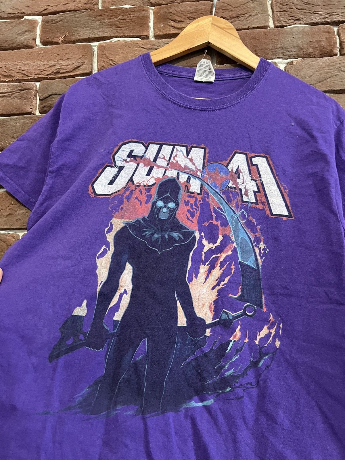 Band Tees Vintage 00s Sum 41 Punk Band Rare Tshirt Religion Size US M / EU 48-50 / 2 - 2 Thumbnail