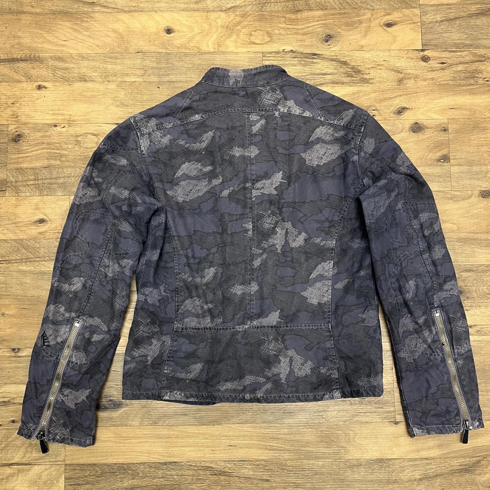 Diesel Diesel Camo Biker Jacket Size US XL / EU 56 / 4 - 5 Thumbnail