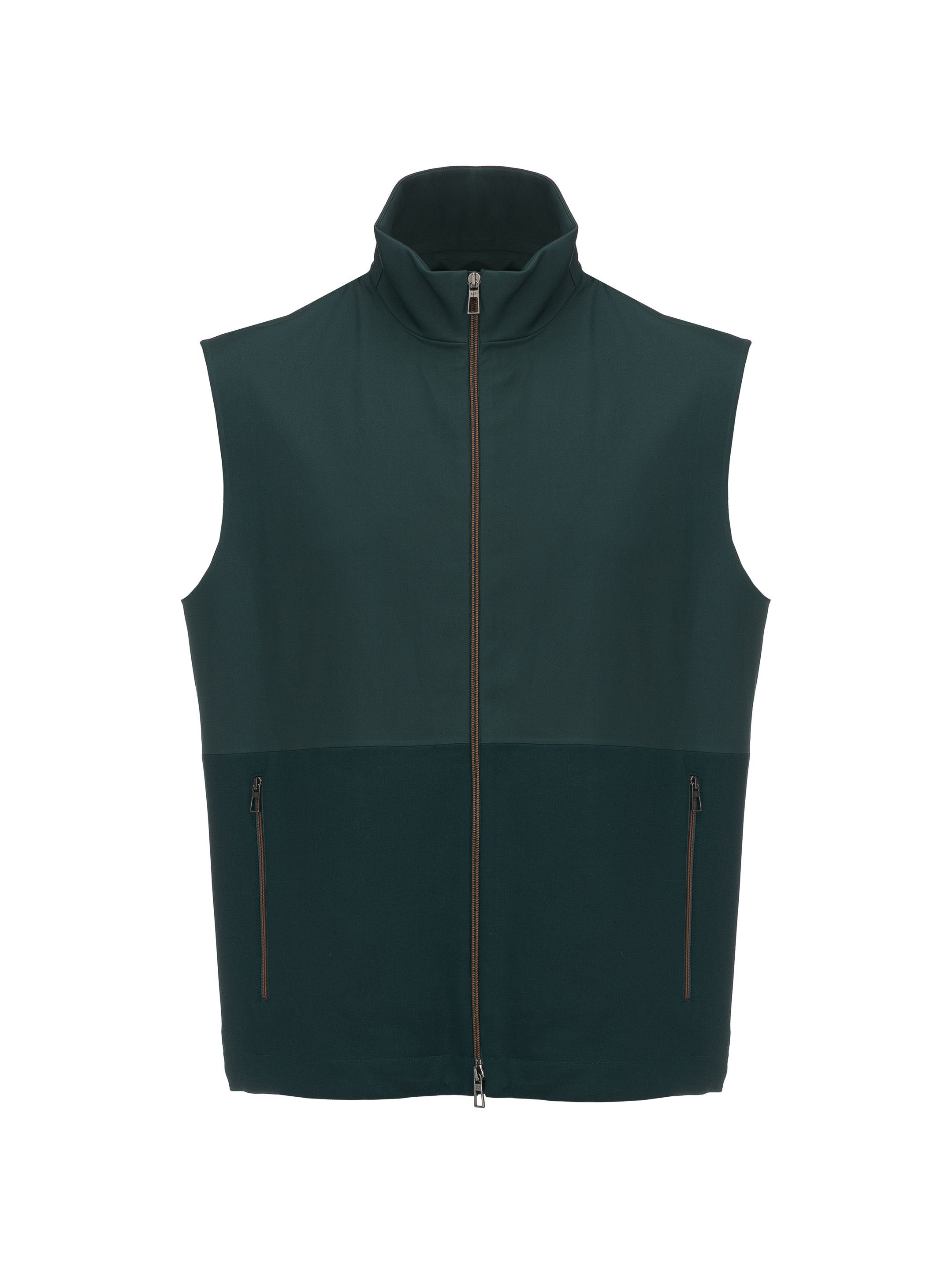 image of Loro Piana O1W1Db11223 Medfield Vest In Petroleum, Men's (Size 2XL)