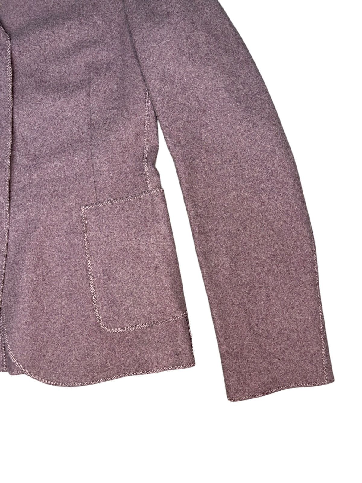 Jil Sander 90s Bonded Wool Blazer Size XXS / US 00 / IT 34 - 4 Thumbnail