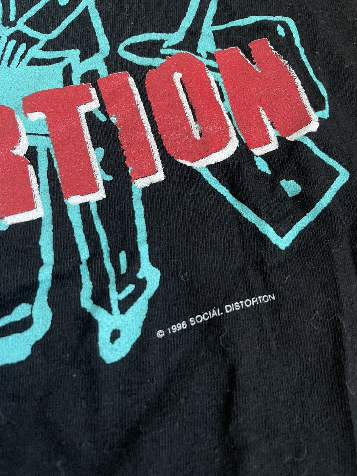 Band Tees Vintag 90s Official Social Distortion Punk Rock 1996 Tee Y2k Size US L / EU 52-54 / 3 - 4 Thumbnail
