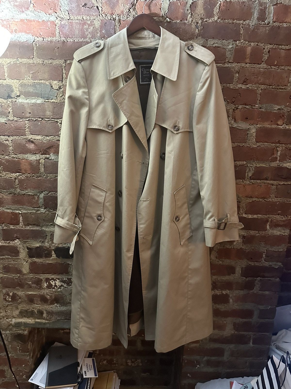 Dior Vintage Dior Trench Coat Size US M / EU 48-50 / 2 - 1 Thumbnail