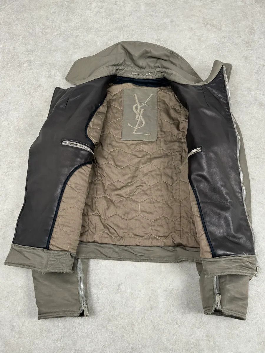 Yves Saint Laurent FW2012 Yves Saint Laurent Classy Olive Perfecto Jacket Size US S / EU 44-46 / 1 - 8 Thumbnail