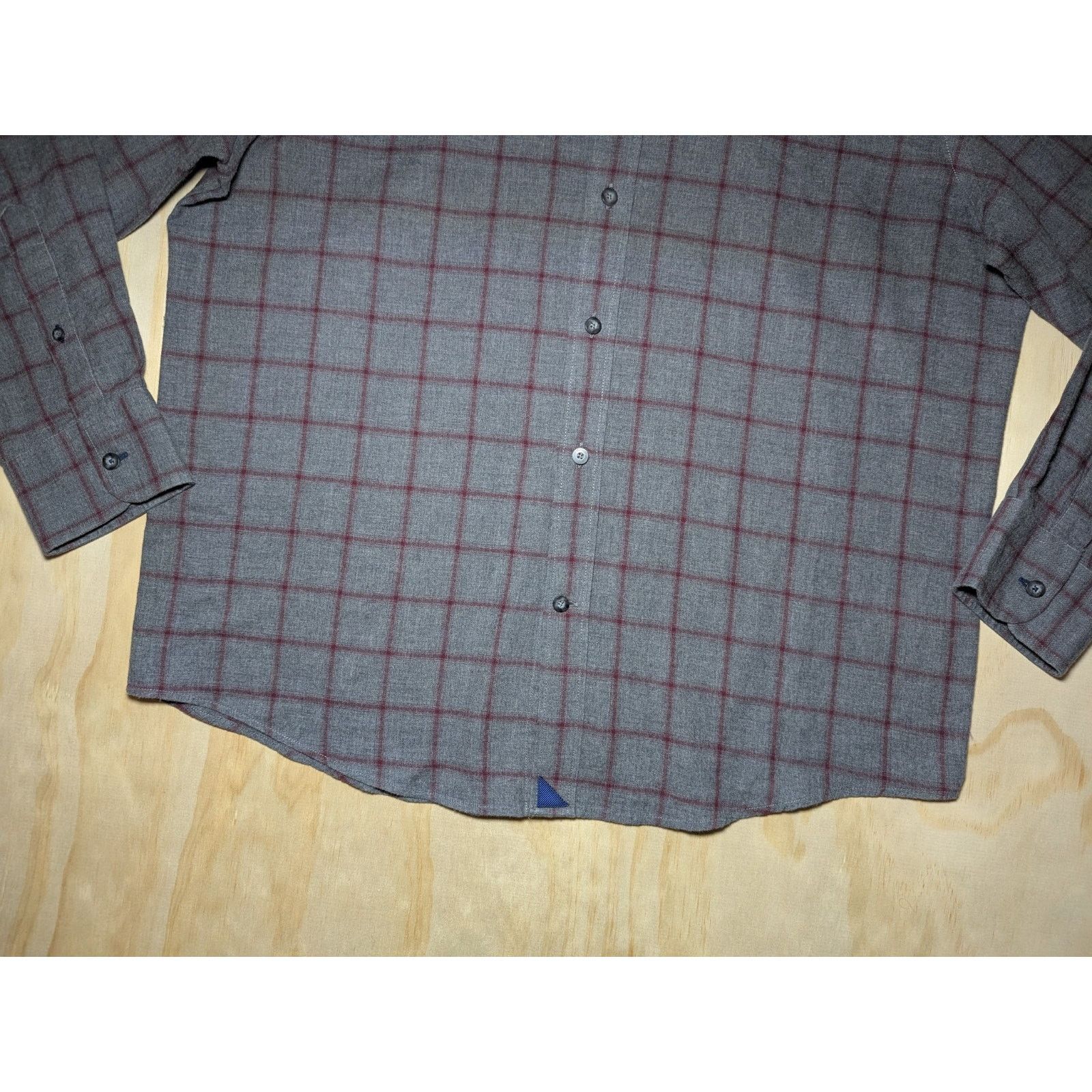 UNTUCKit UNTUCKit Men's Large Flannel Shirt Check Long Sleeve Button Size US L / EU 52-54 / 3 - 2 Thumbnail
