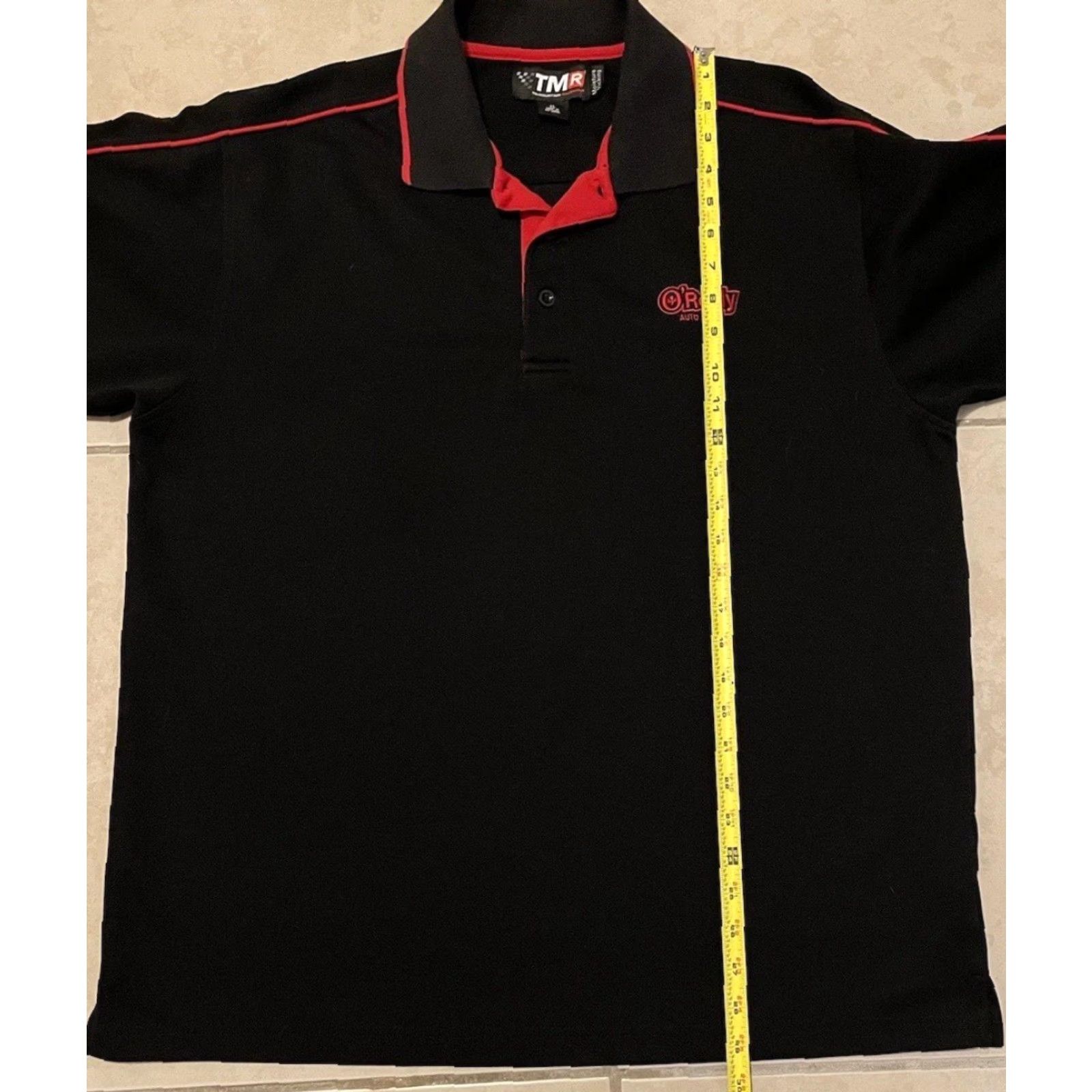 Vintage Vtg O’Reilly Fire Flames Polo Shirt XL Grunge Biker Skate Surf Jnco Punk 90s Y2K Size US XL / EU 56 / 4 - 7 Thumbnail