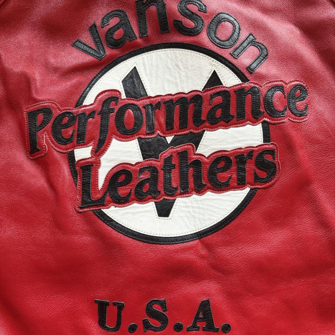 Vanson Leathers Vanson Leathers Leather Racing Jacket Size US XXL / EU 58 / 5 - 7 Thumbnail