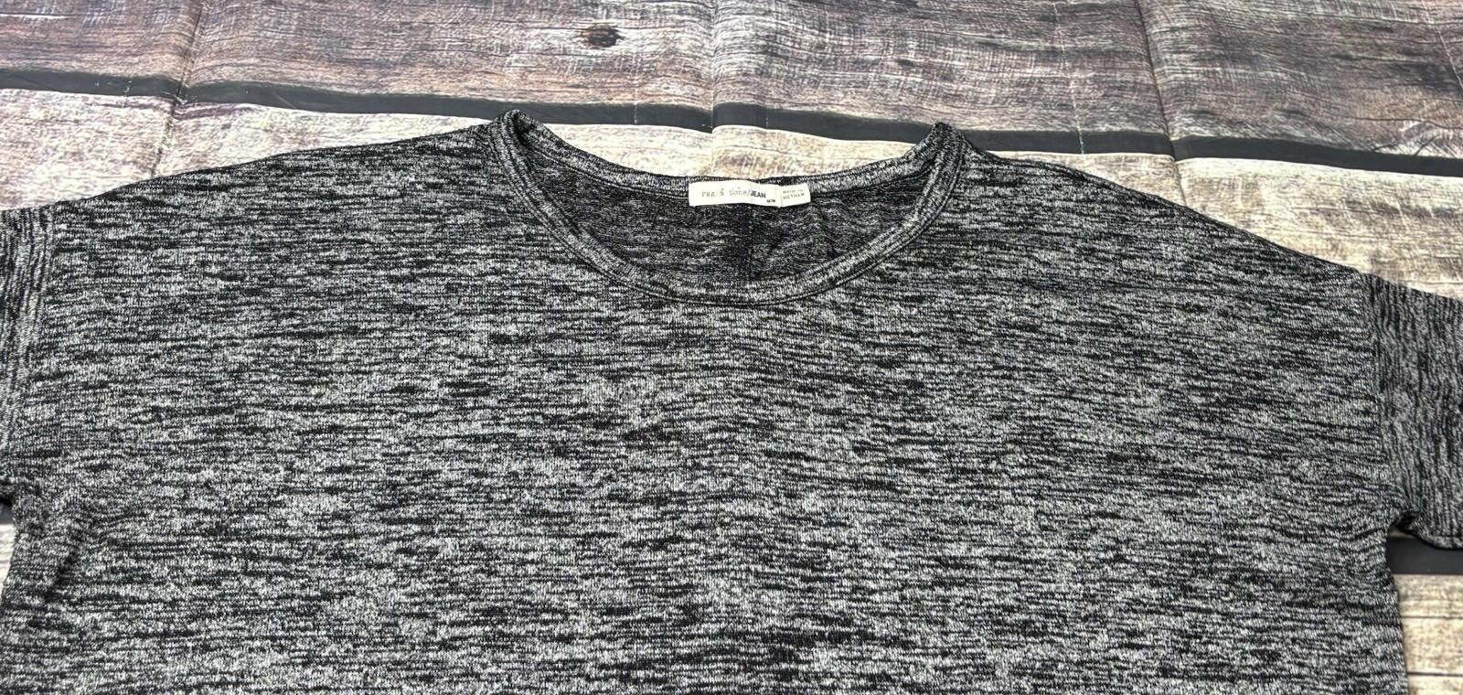 Rag & Bone Rag & Bone Jean Shirt Women's Medium Stretch Gray Black Size M / US 6-8 / IT 42-44 - 4 Thumbnail