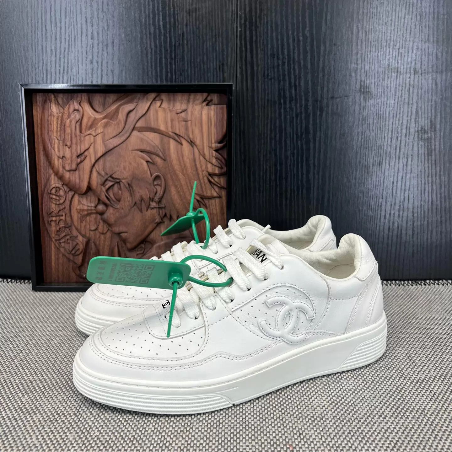 Chanel Women's CHANEL 23A White Sneaker 35.5 99 New (Original Box) Size US 5 / IT 35 - 1 Thumbnail