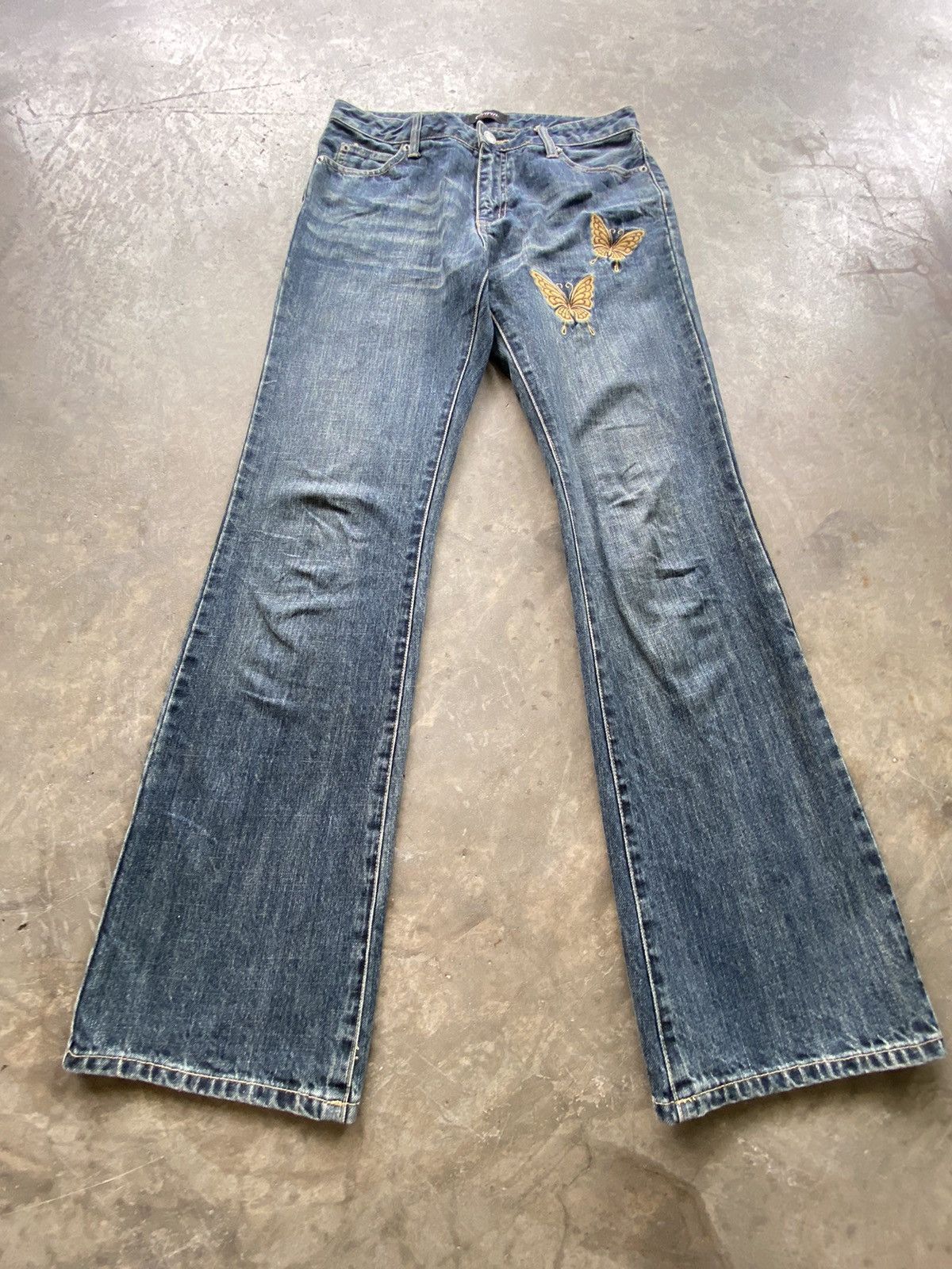 Hysteric Glamour × Japanese Brand Flare Jeans Japanese Oririn Flared @@31 Size US 30 / EU 46 - 1 Thumbnail