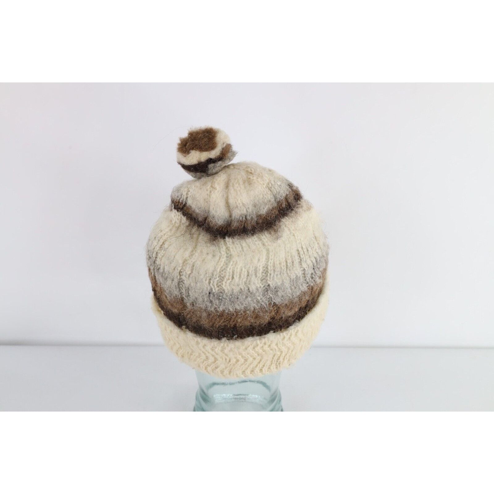 Vintage Vintage 70s Mid Century Modern MCM Iceland Handmade Wool Hat Size ONE SIZE - 5 Thumbnail