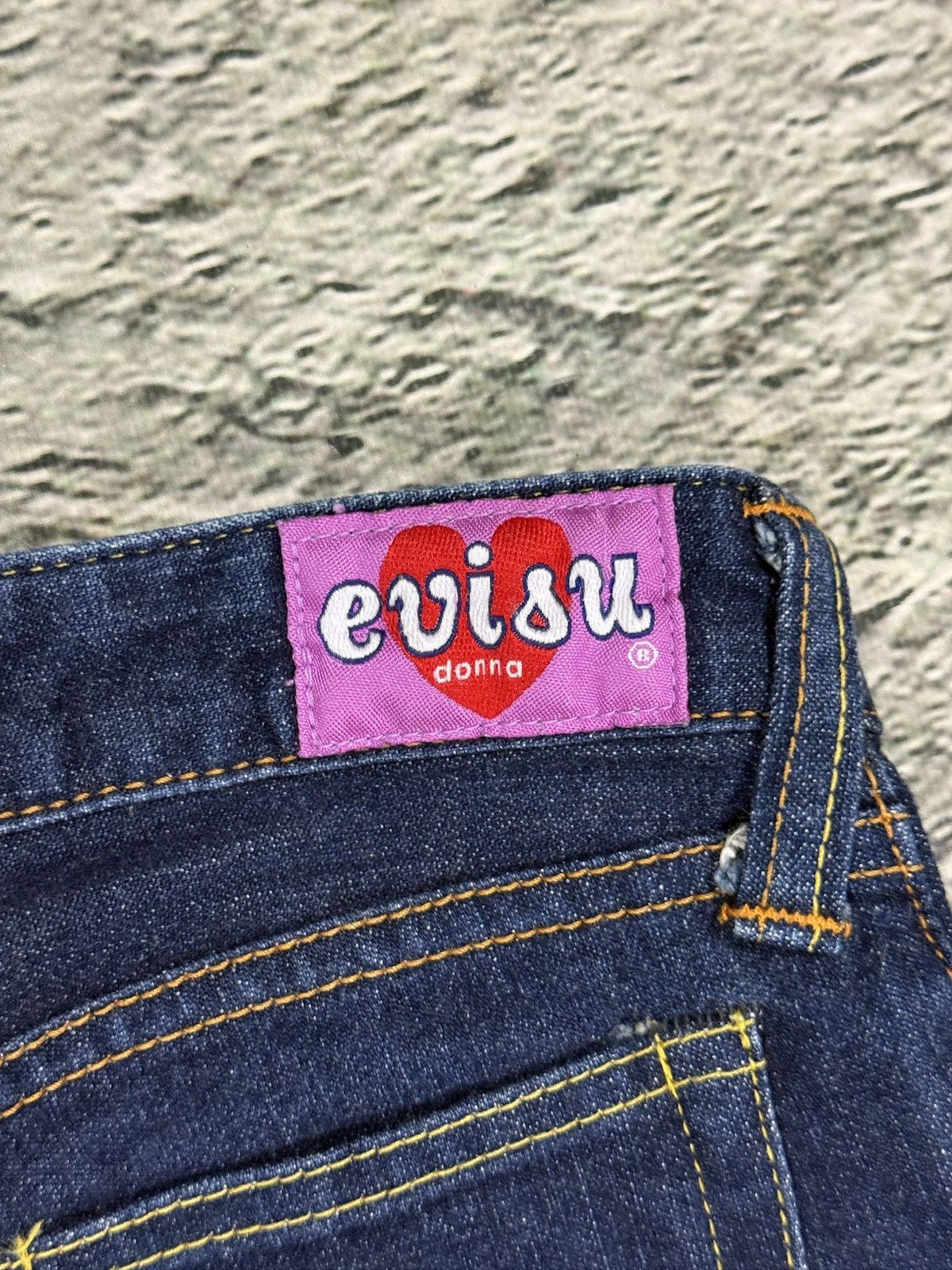 Evisu Evisu Donna jeans bootcut heart pink seagull embroidery Size 25" / US 0 / IT 36 - 5 Thumbnail