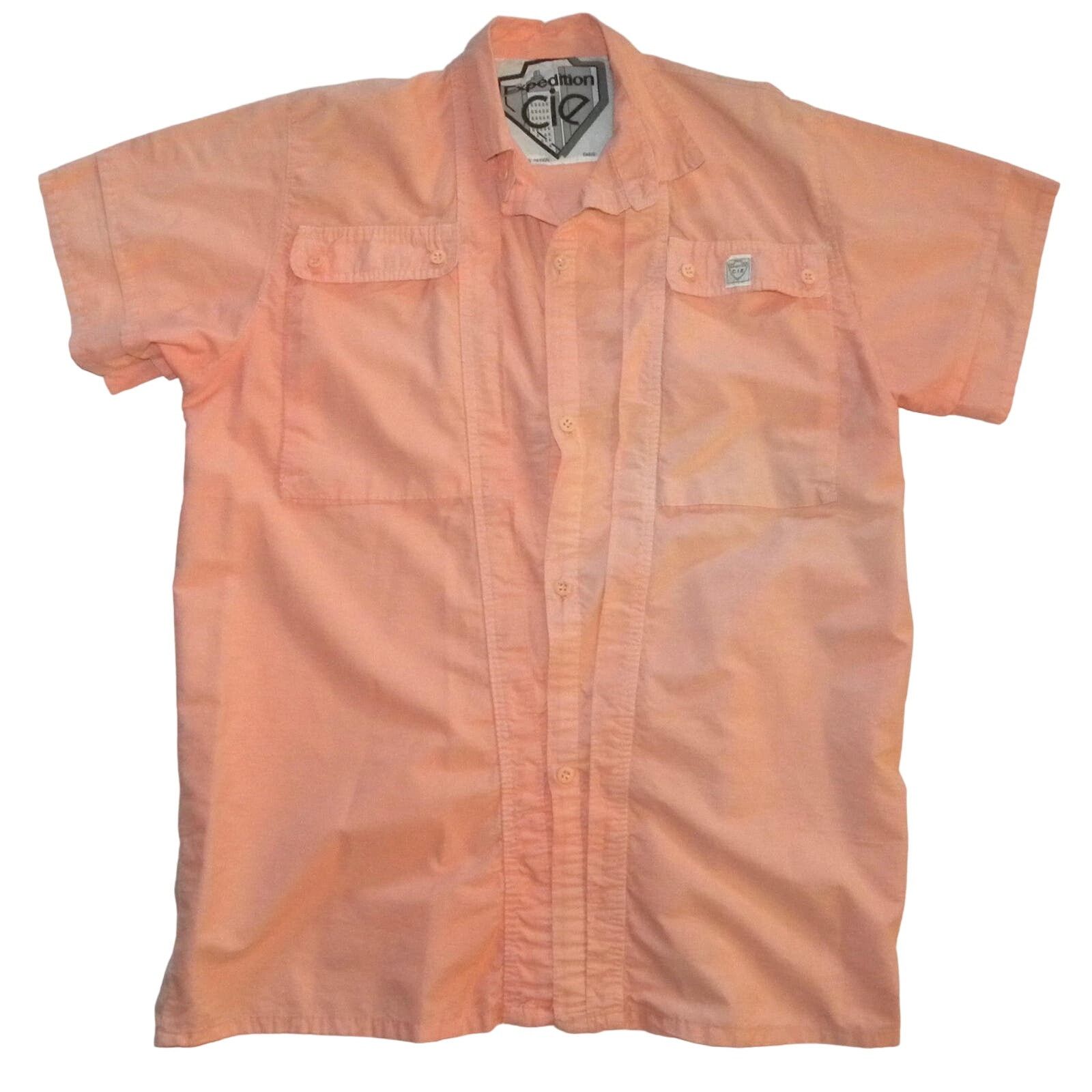 Vintage 80s New Wave Boxy Fit Shirt Expedition Cie Paris Size US S / EU 44-46 / 1 - 1 Thumbnail