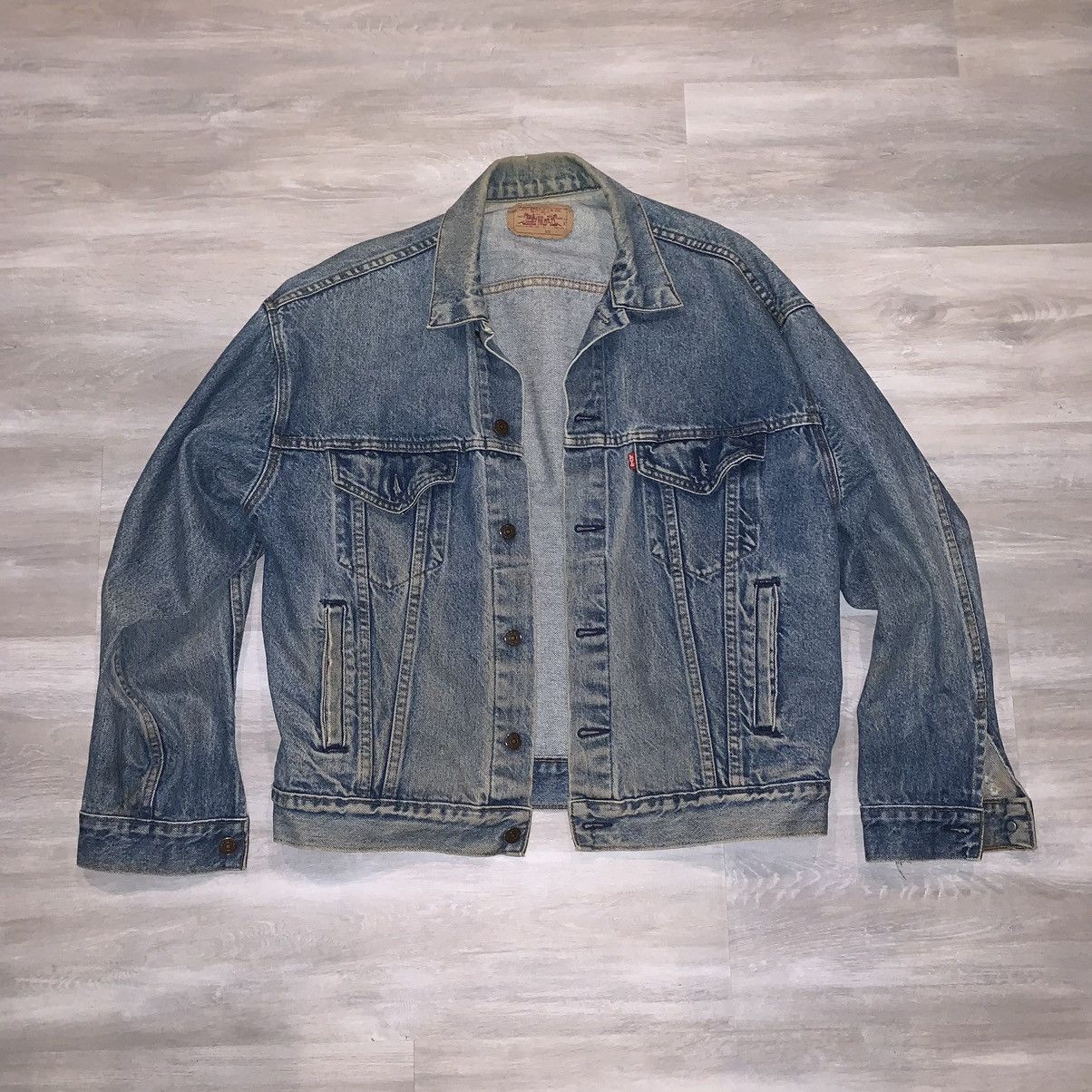 Levi's × Vintage Levi’s Vintage Denim Jacket Size US L / EU 52-54 / 3 - 1 Thumbnail