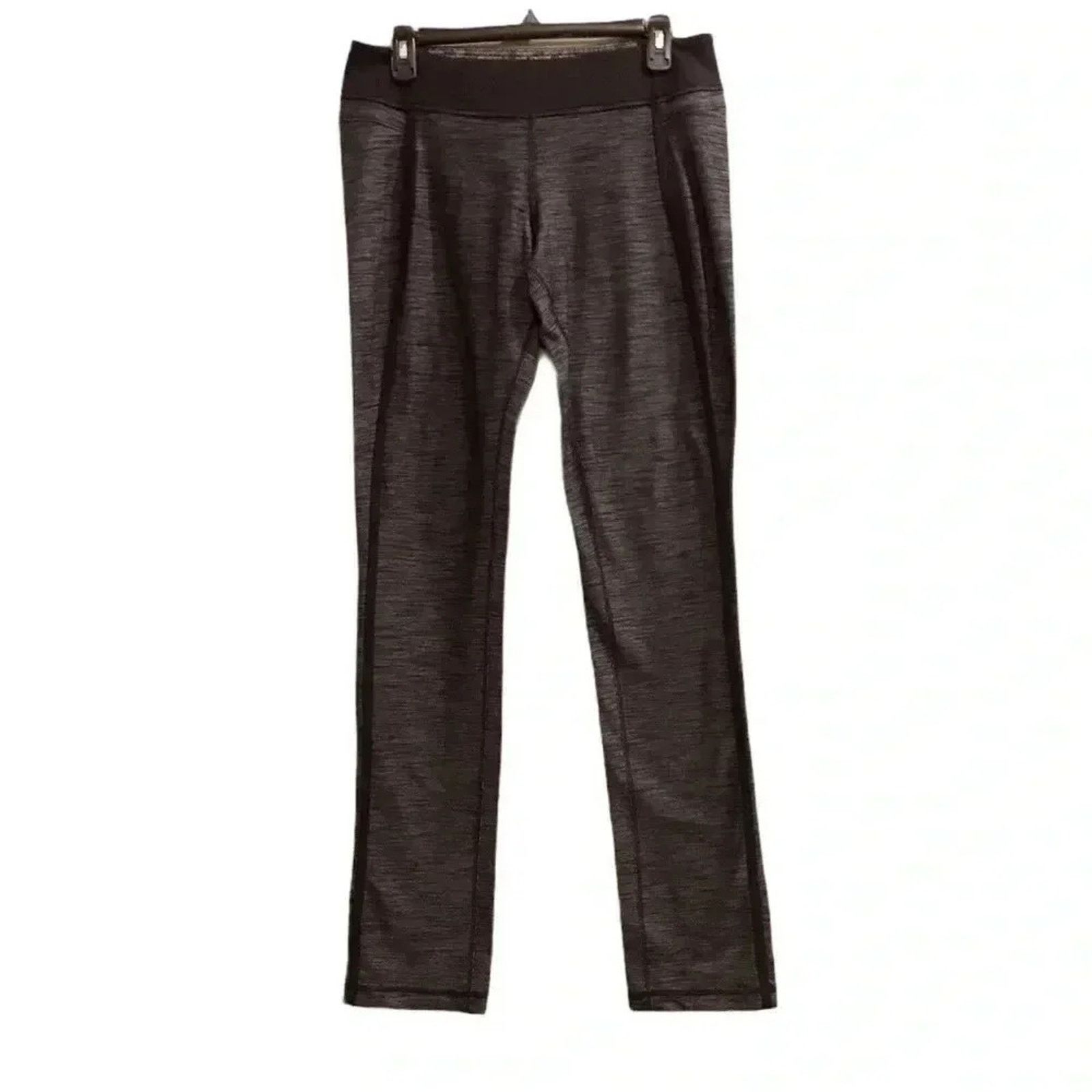 Lululemon Lululemon Forme Yoga Leggings Size 10 Heather Grey Black Size 32" / US 10 / IT 46 - 1 Thumbnail