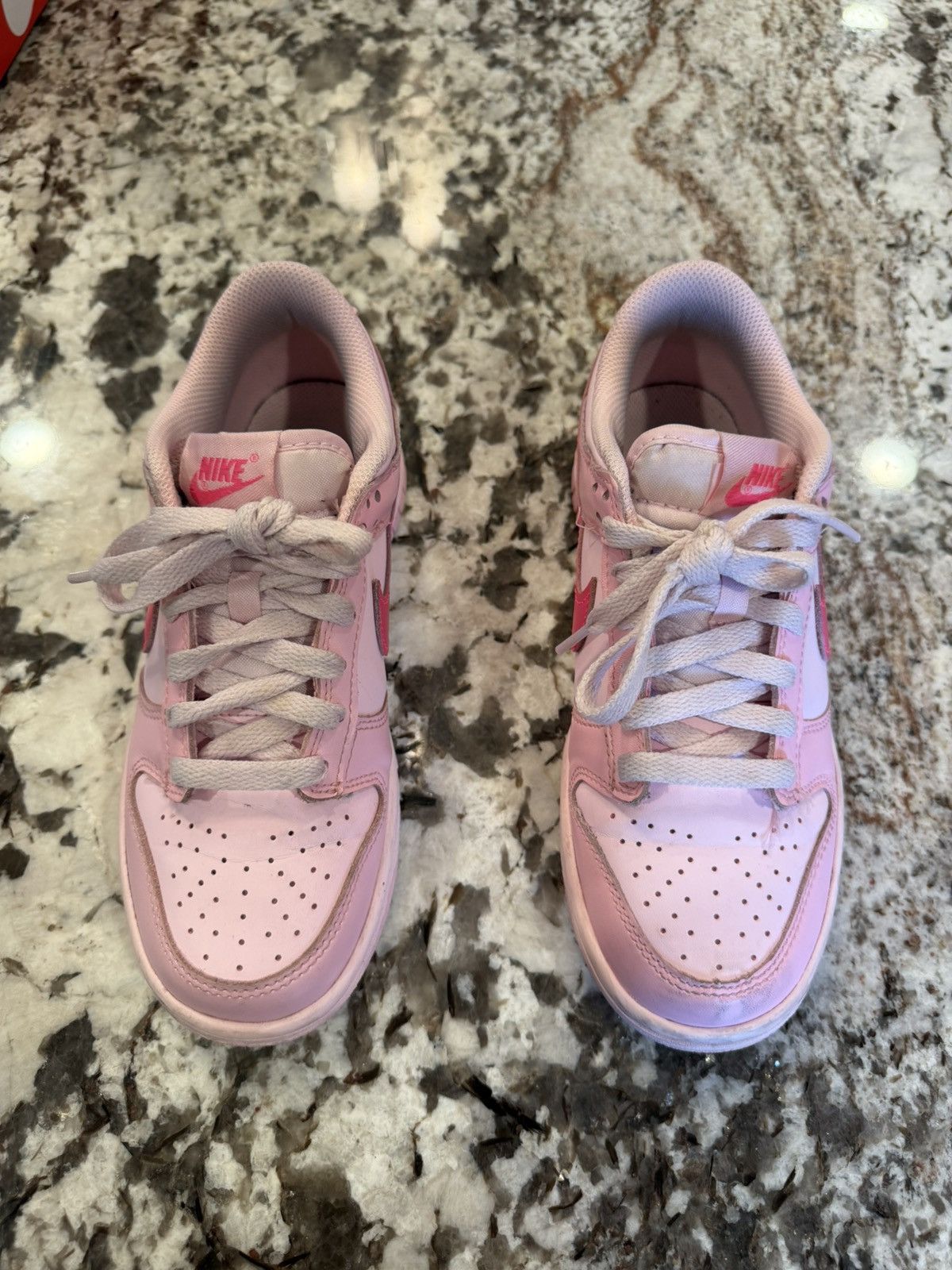 Nike Nike Dunk Low Med Soft Pink/Pink Foam Size US 6.5 / IT 36.5 - 3 Thumbnail