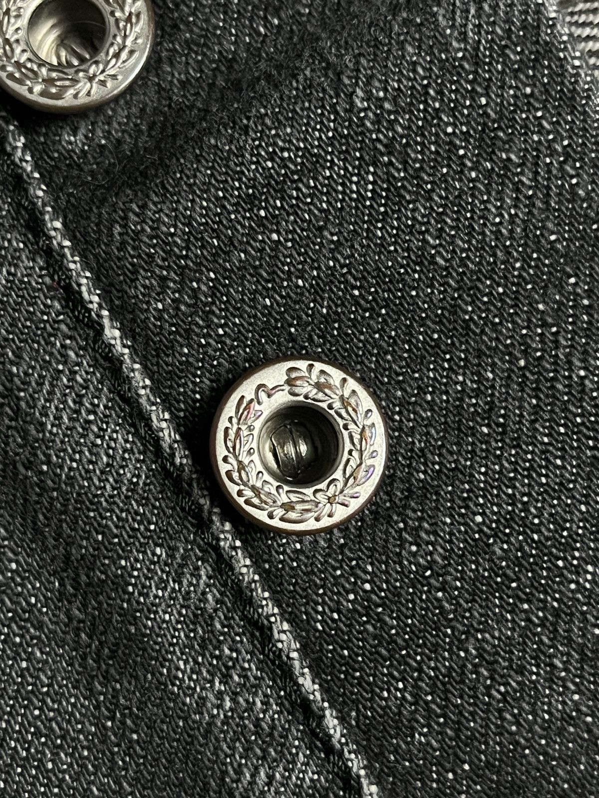 Evisu Paris Seagull Black Washed Jeans