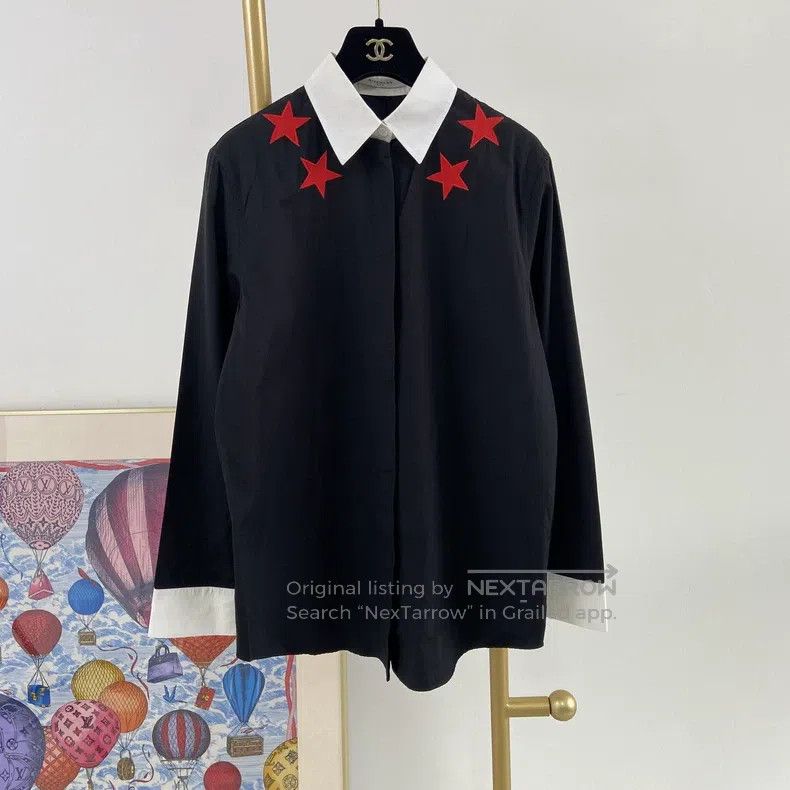 Givenchy Givenchy Black Star Shirt Size XS / US 0-2 / IT 36-38 - 1 Thumbnail