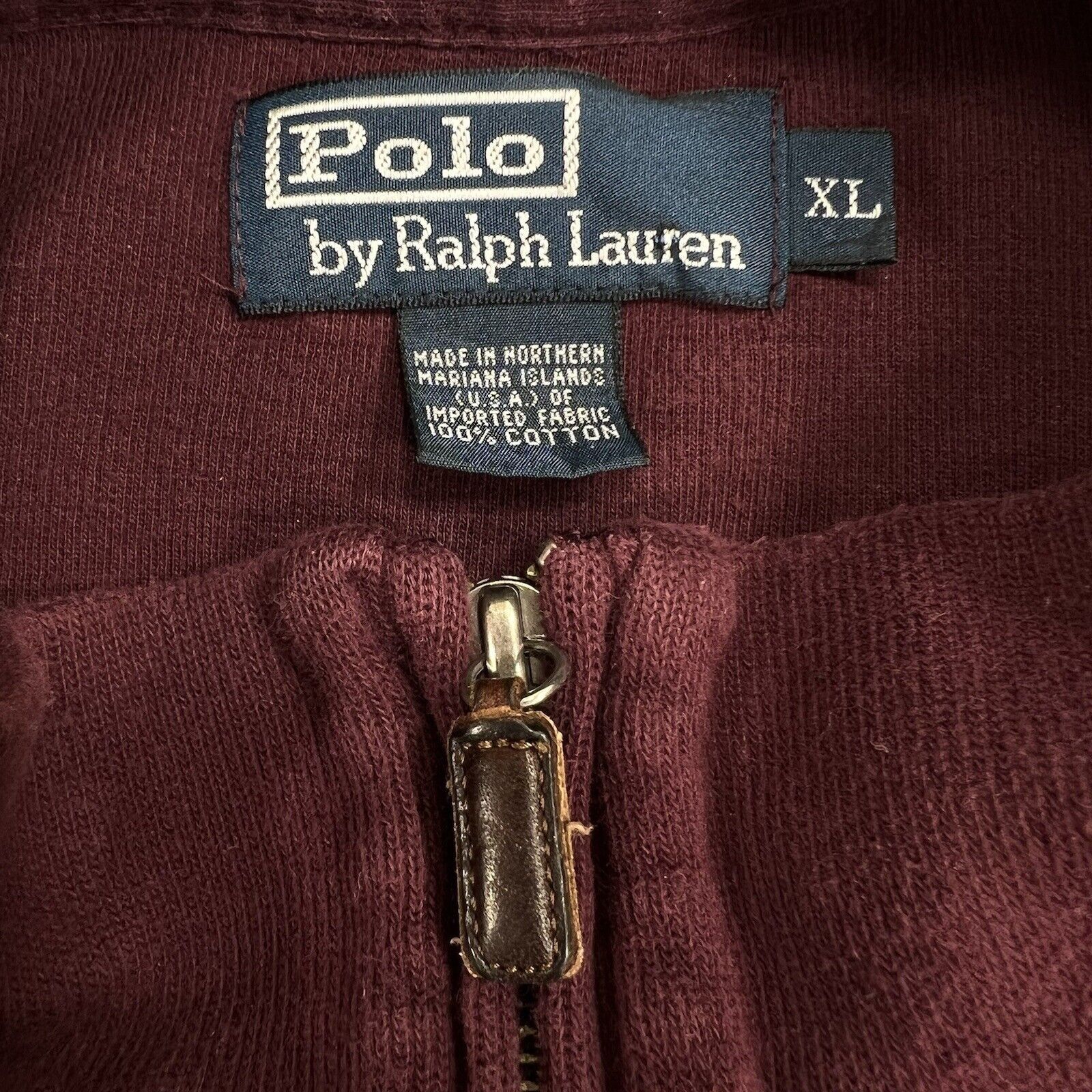 Polo Ralph Lauren Vintage Polo by Ralph Lauren Men's XL Maroon Sweatshirt Size US XL / EU 56 / 4 - 4 Thumbnail