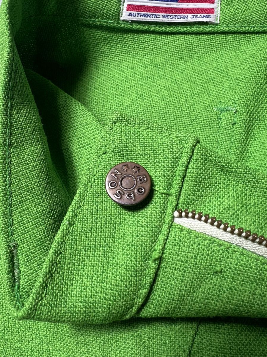 Japanese Brand Crazy Vintage Bobson Flared Green Pants Size 28" / US 6 / IT 42 - 8 Thumbnail