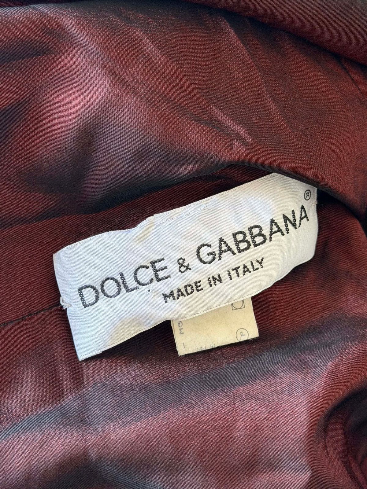 Dolce & Gabbana Very Rare Dolce & Gabbana FW1992 Upside Down Jacket Size XS / US 0-2 / IT 36-38 - 11 Thumbnail