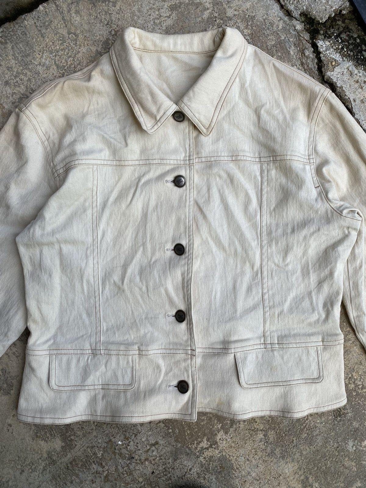 Burberry 🔥 Rare 🔥 Vintage Burberrys Button Jacket Size M / US 6-8 / IT 42-44 - 6 Thumbnail