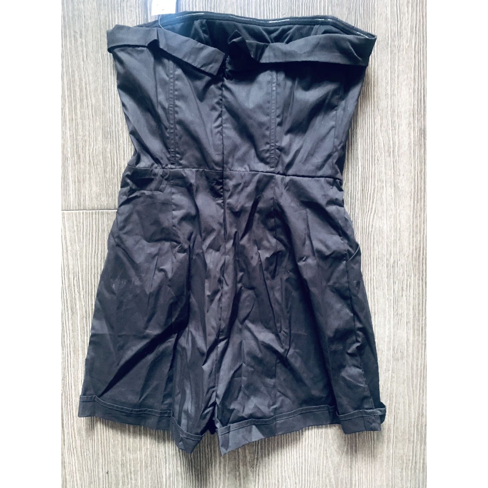 Vintage VINTAGE L.A. Hearts Romper Shorts PacSun XS Black Rayon Spaghetti Straps One-Piece Women Juniors Style Romper Mens/Womens Size 26" / US 2 / IT 38 - 6 Thumbnail