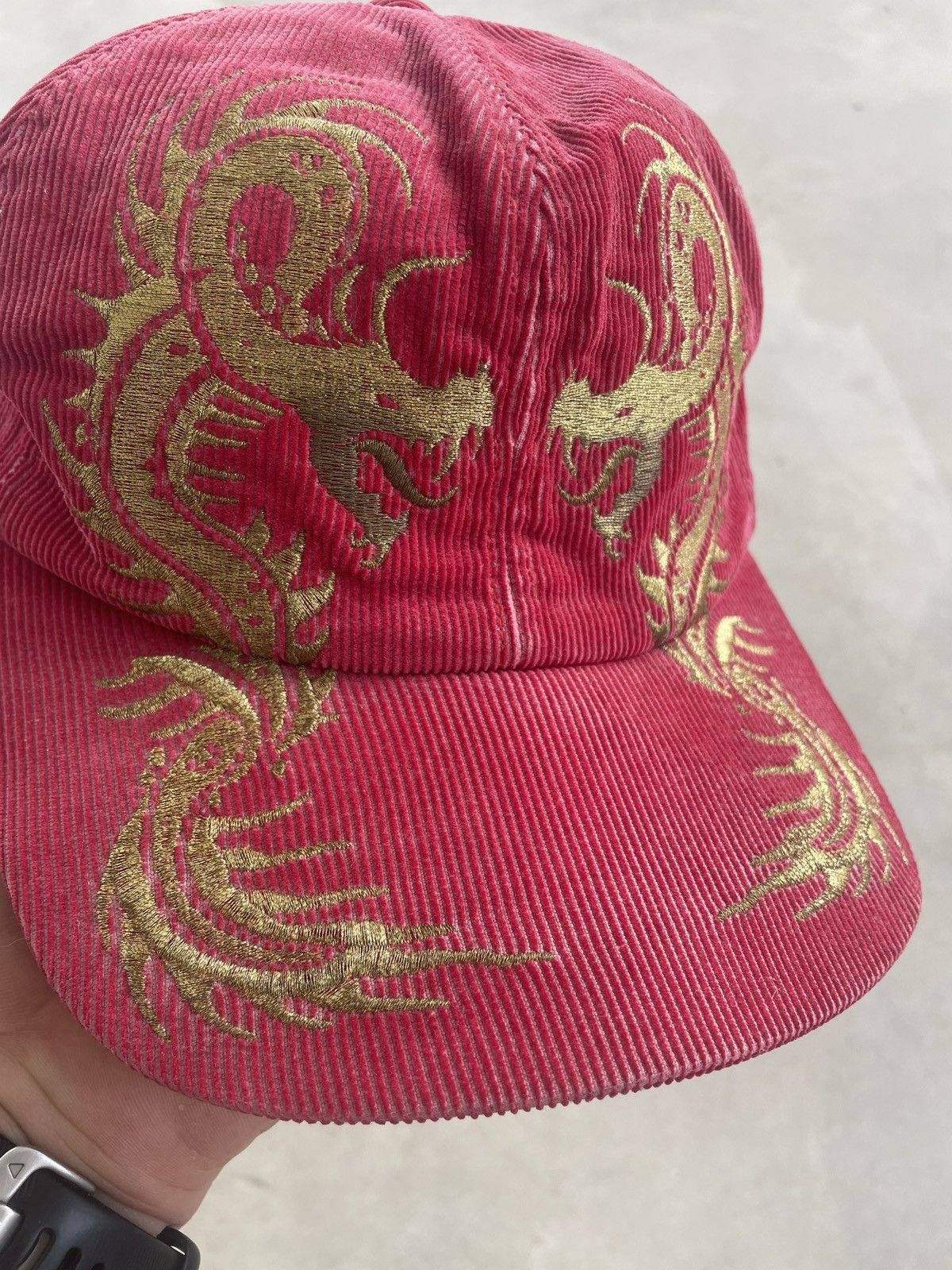 Hysteric Glamour × Vintage VINTAGE HYSTERIC GLAMOUR KINKY SLICK DRAGON EMBROIDERY CAP Size ONE SIZE - 4 Thumbnail