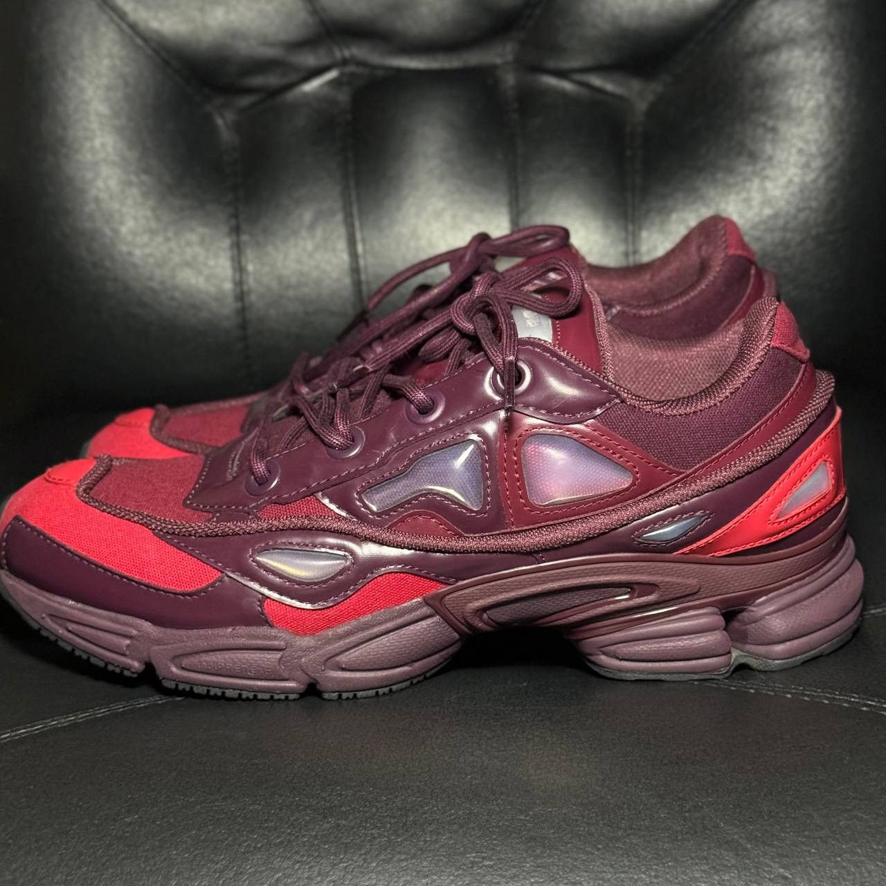 Adidas × Raf Simons 10,5us Adidas Raf Simons ozweego Burgundy Size US 10.5 / EU 43-44 - 3 Thumbnail