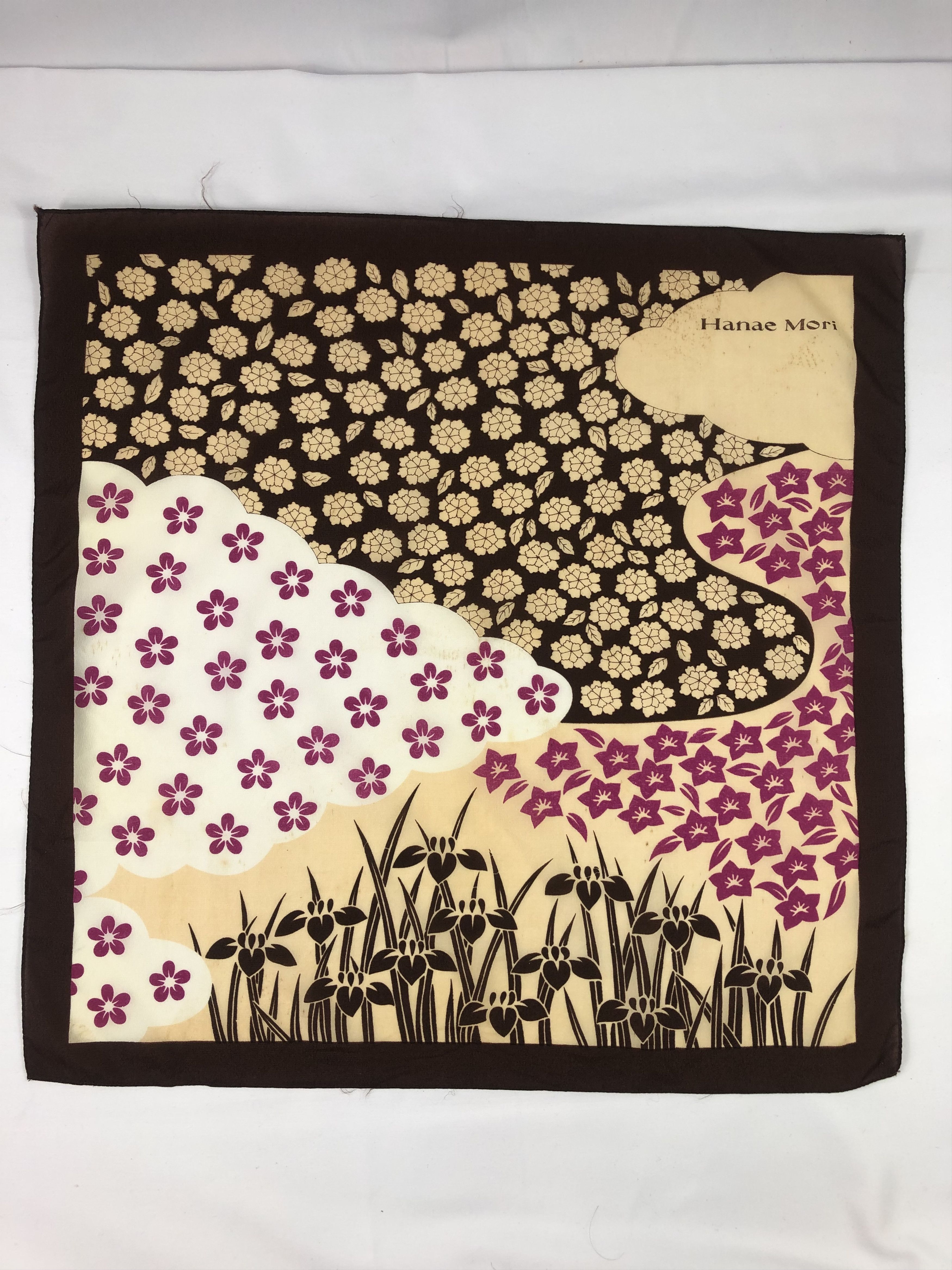 Hanae Mori × Japanese Brand × Vintage Hanae Mori Handkerchief / Bandana / Neckerchief Size ONE SIZE - 3 Thumbnail