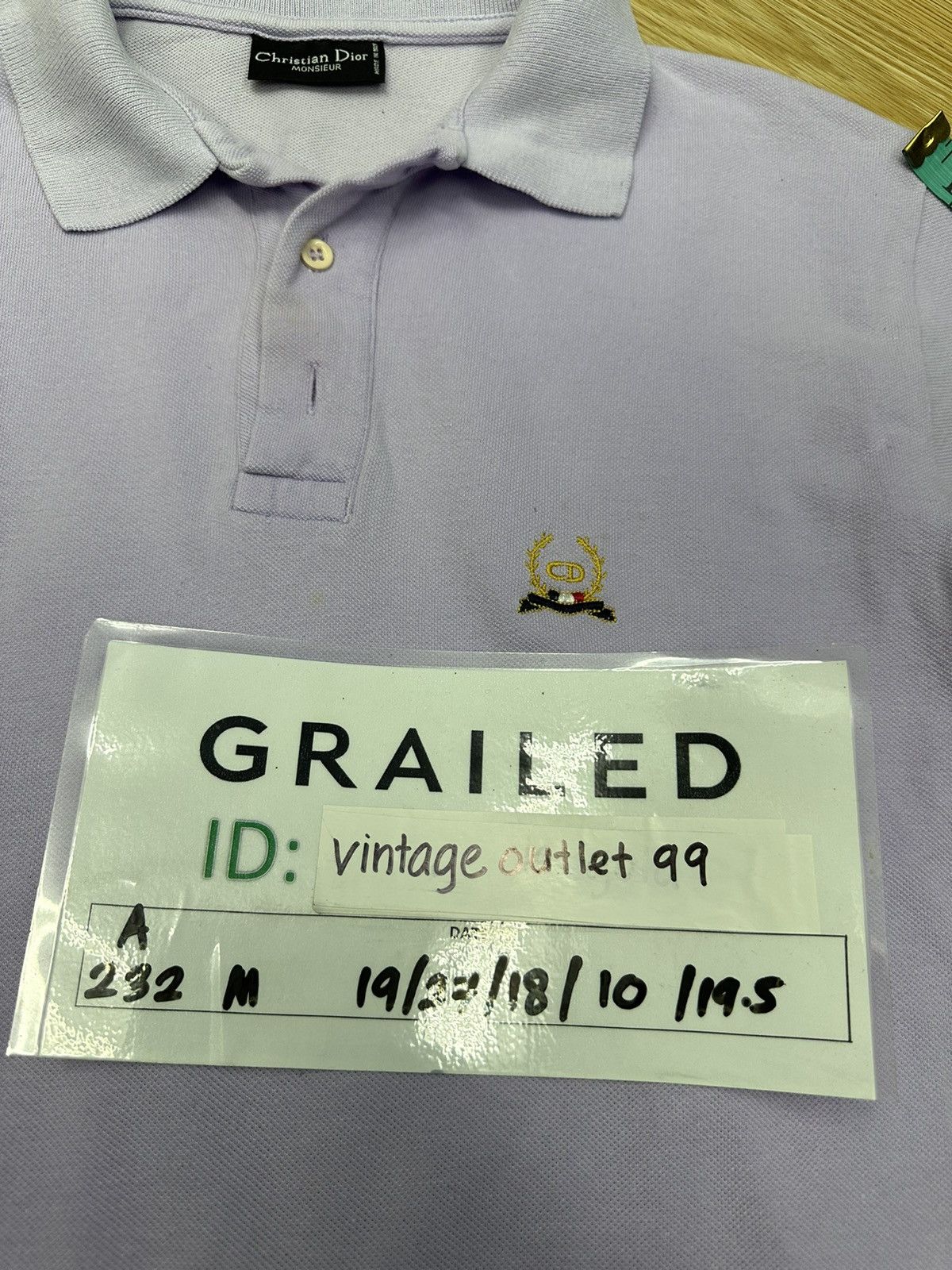 Christian Dior Monsieur × Designer × Vintage Vintage Christian Dior Monsieur Polo Shirt A232 Size US M / EU 48-50 / 2 - 11 Thumbnail
