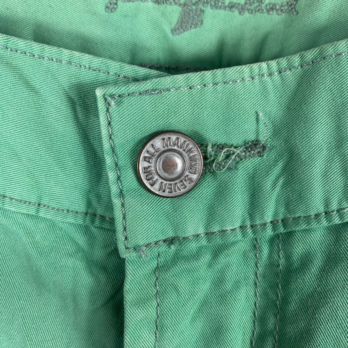 7 For All Mankind 7 FOR ALL MANKIND green colour jeans Size US 35 - 5 Thumbnail