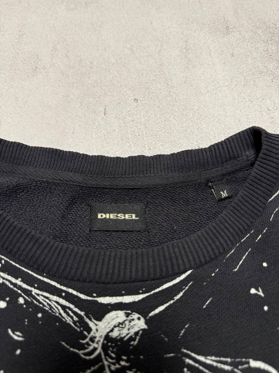 Diesel × Japanese Brand × Vintage Vintage Diesel Sweatshirt Overprint Superior Japanese Y2K Size US M / EU 48-50 / 2 - 7 Thumbnail