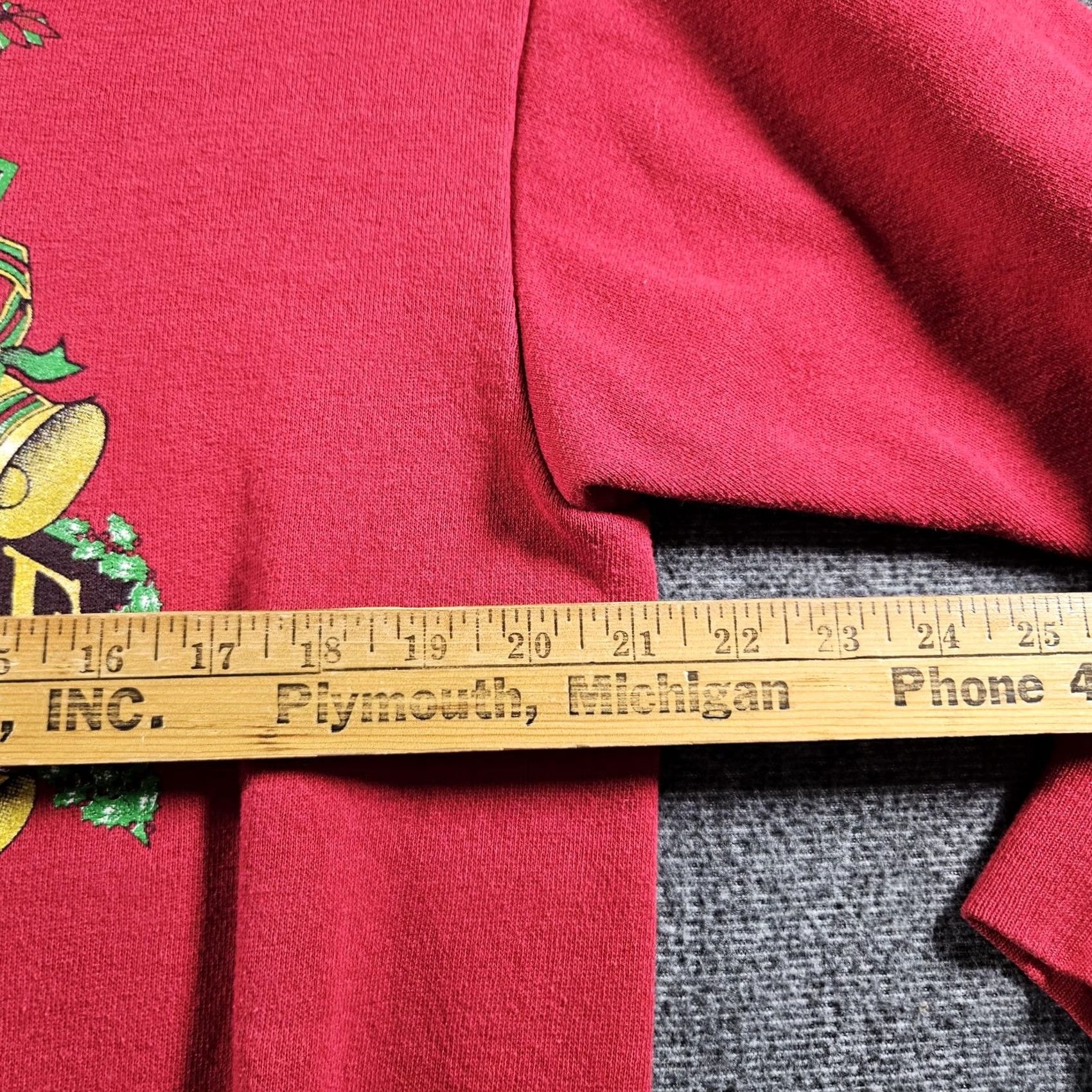 Lee VINTAGE Lee Sweatshirt Mens Large Red Celebrate Jesus Christmas Church USA 1991 Size US L / EU 52-54 / 3 - 7 Thumbnail