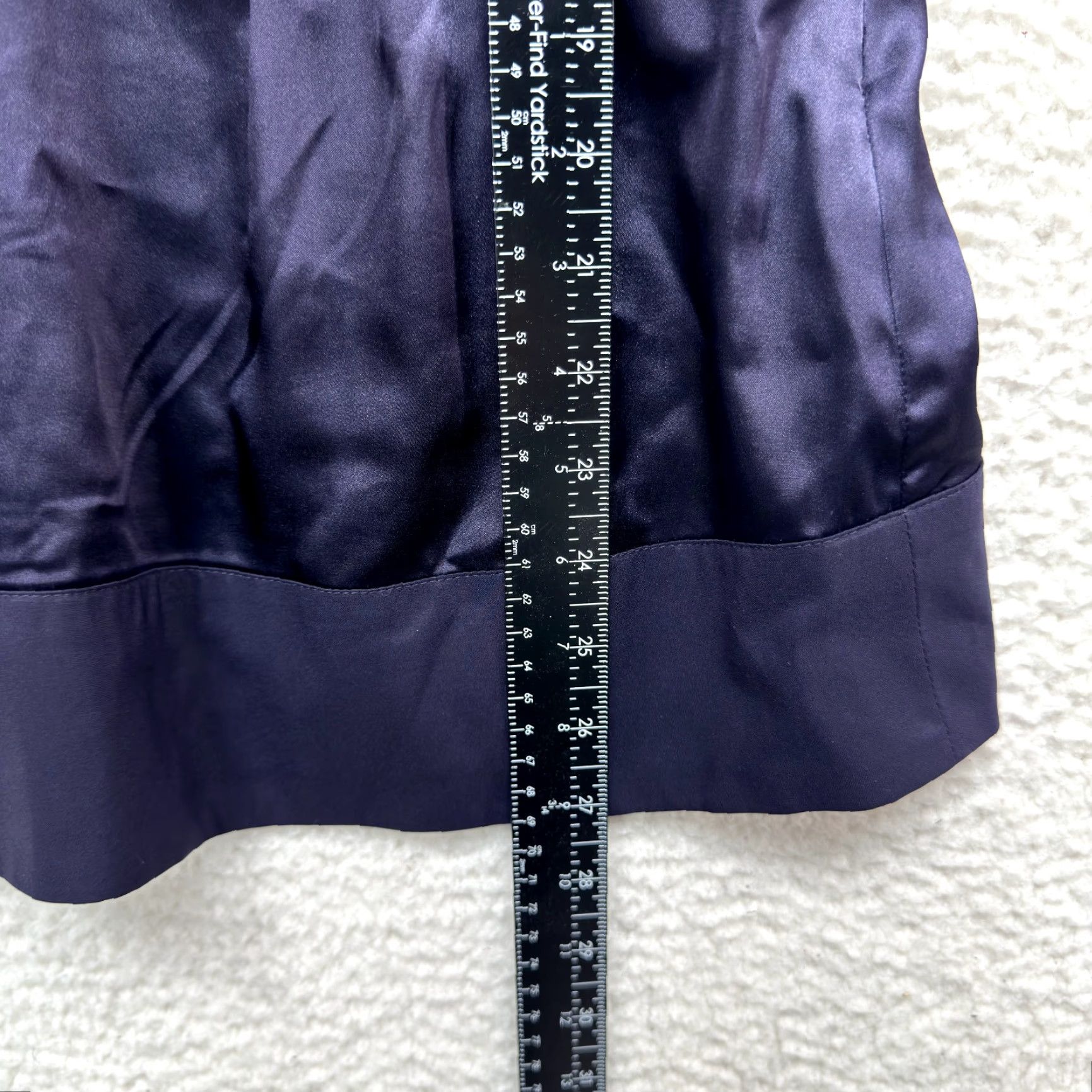 Bcbgmaxazria VINTAGE Y2K BCBGMAXAZRIA Top Shirt Medium Purple Satin Grunge Office Boho Corpcore Mens?? Size M / US 6-8 / IT 42-44 - 5 Thumbnail