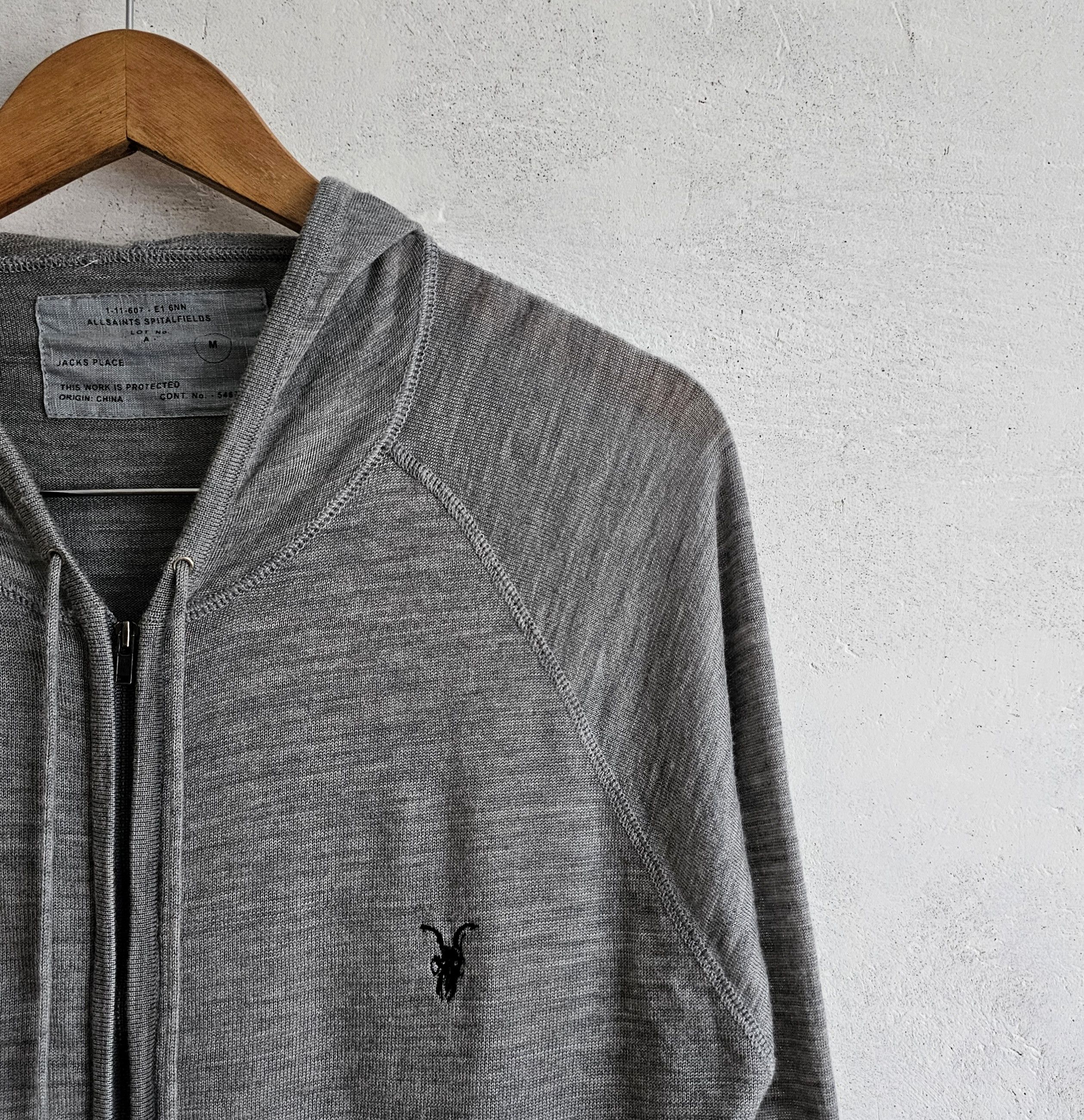 Allsaints AllSaints merino wool zip sweater Size US M / EU 48-50 / 2 - 4 Thumbnail