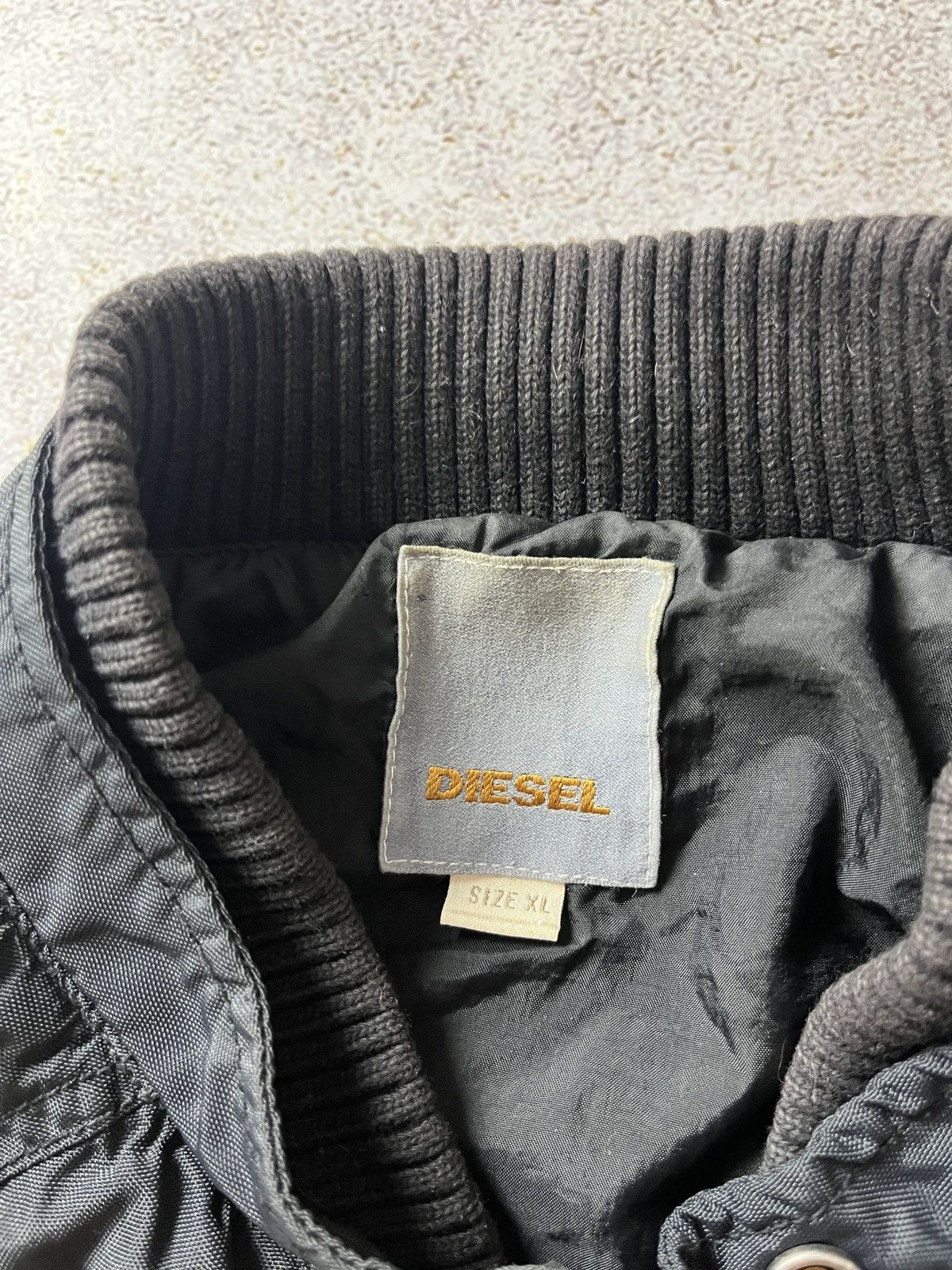 Diesel Vintage Diesel Black Red Nylon Racing Jacket Size US XL / EU 56 / 4 - 7 Thumbnail
