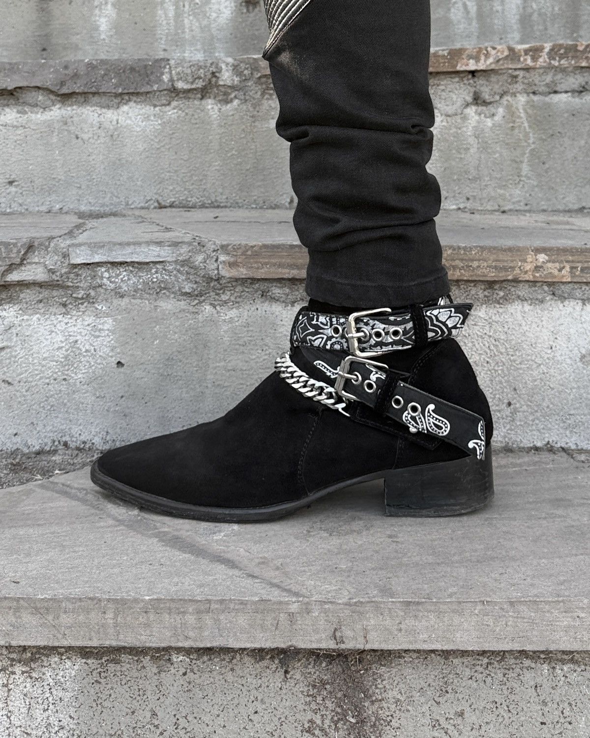 Amiri Bandana Boots | Grailed