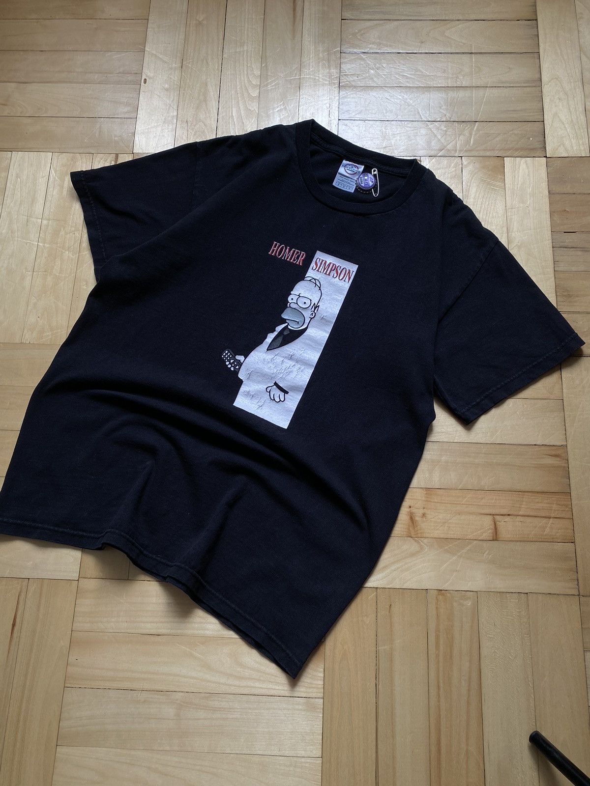 The Simpsons × Vintage Homer Simpson Scarface Parody T Shirt L Size Size US M / EU 48-50 / 2 - 1 Thumbnail