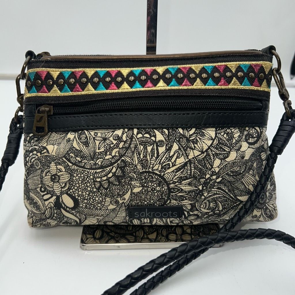 Other Sakroots Boho Multi Print Braided Removable Crossbody strap Size ONE SIZE - 2 Thumbnail
