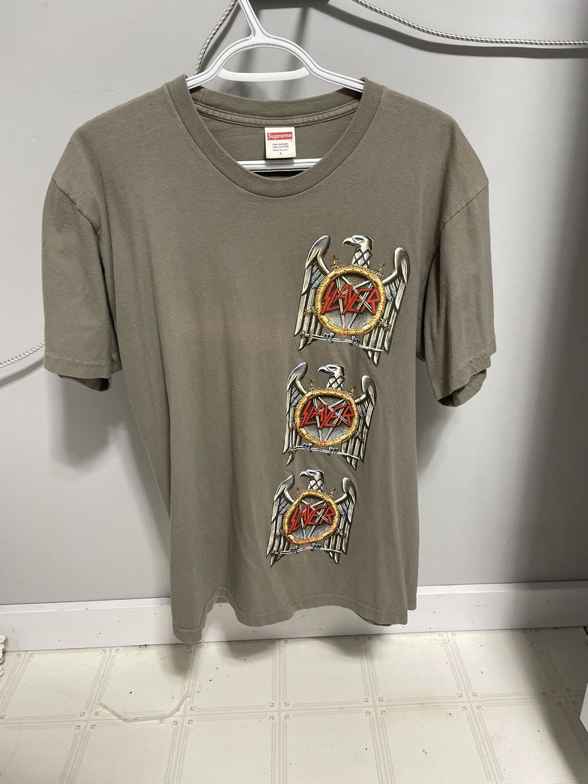 Supreme Supreme x Slayer T Shirt Size Large Size US L / EU 52-54 / 3 - 1 Thumbnail