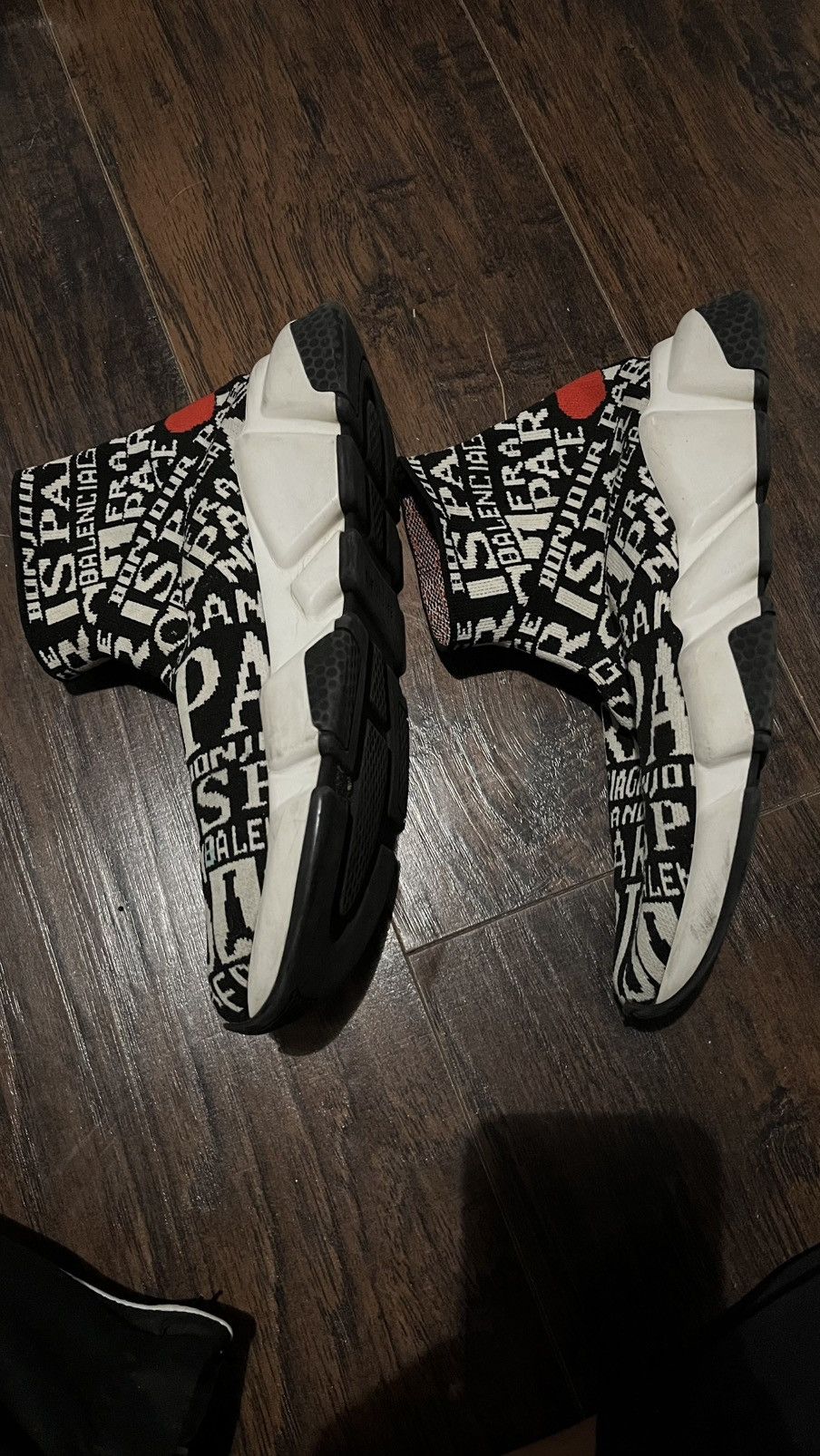 Balenciaga Balenciaga Paris edition Knit sneaker Size US 9 / IT 39 - 2 Thumbnail