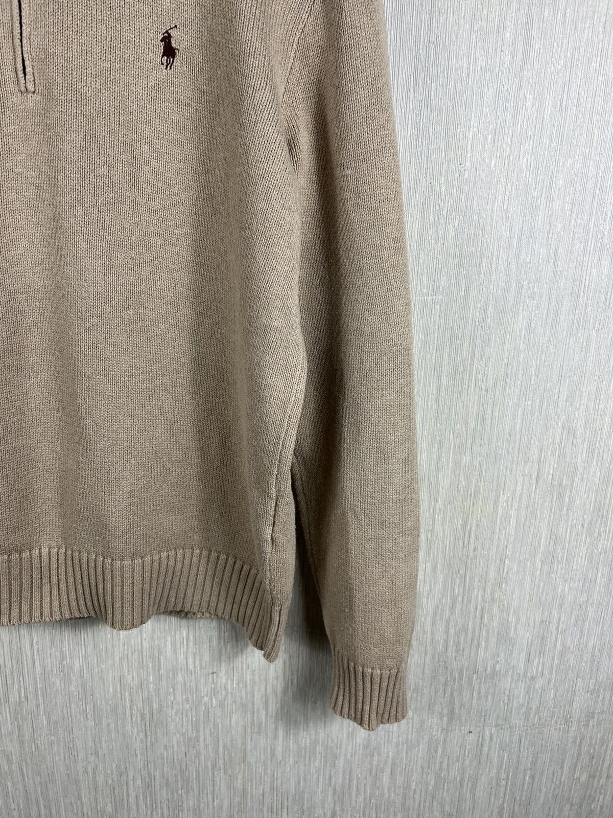 Polo Ralph Lauren Vintage 90s Polo by Ralph Lauren quarter zip knitted sweater Size US S / EU 44-46 / 1 - 5 Thumbnail