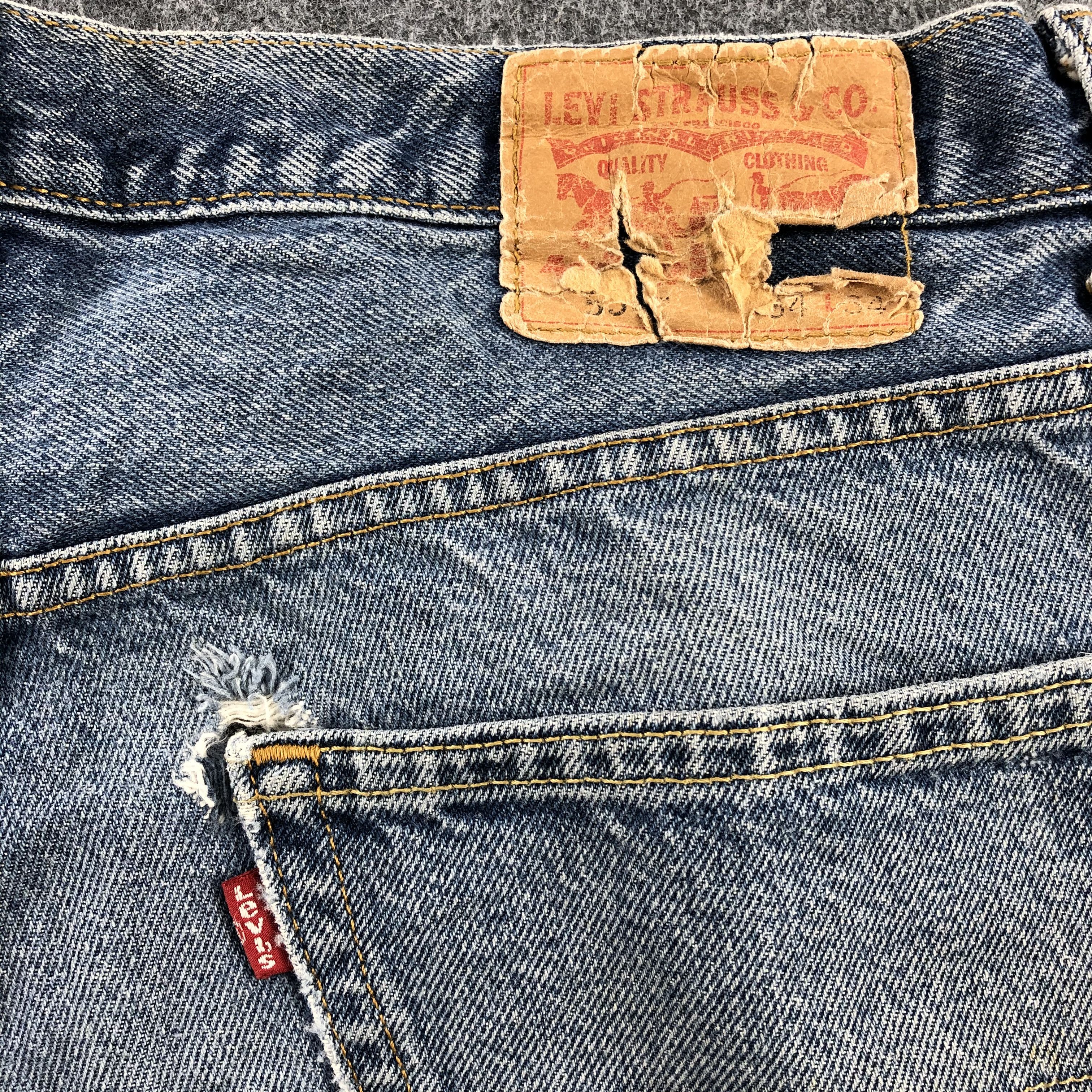 Levi's Vintage Blue Washed Levis Jeans-J944 Size US 34 / EU 50 - 5 Thumbnail