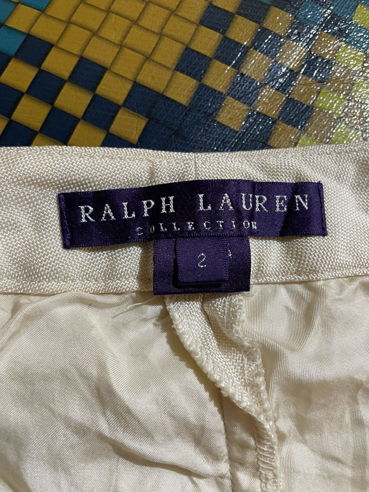 Ralph Lauren Purple Label Vintage 90s Ralph Lauren Collection Purple Label Trousers Size 28" / US 6 / IT 42 - 8 Thumbnail