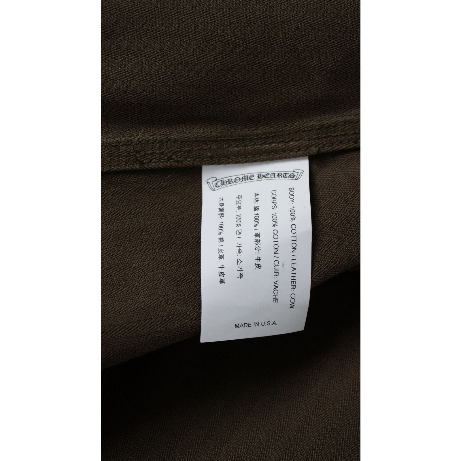 Chrome Hearts Work Dog With Leather Fleur Patch Jacket Size US M / EU 48-50 / 2 - 4 Thumbnail