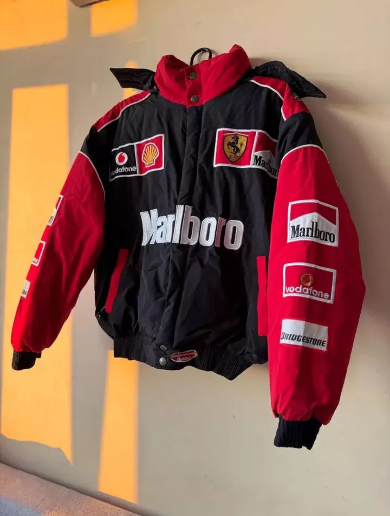 Ferrari × Marlboro Vintage Marlboro Red Black Ferrari Racing Jacket Size US S / EU 44-46 / 1 - 4 Thumbnail