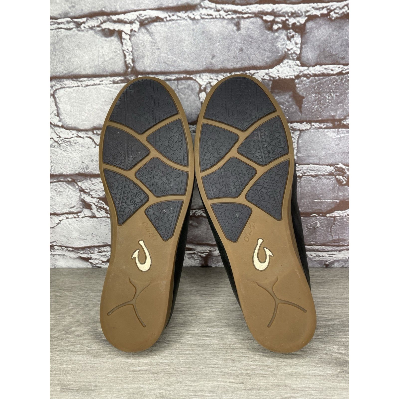 Olukai OluKai Kiele Black Leather Loafer Convertible Slip On Flats Size US 9 / IT 39 - 6 Thumbnail