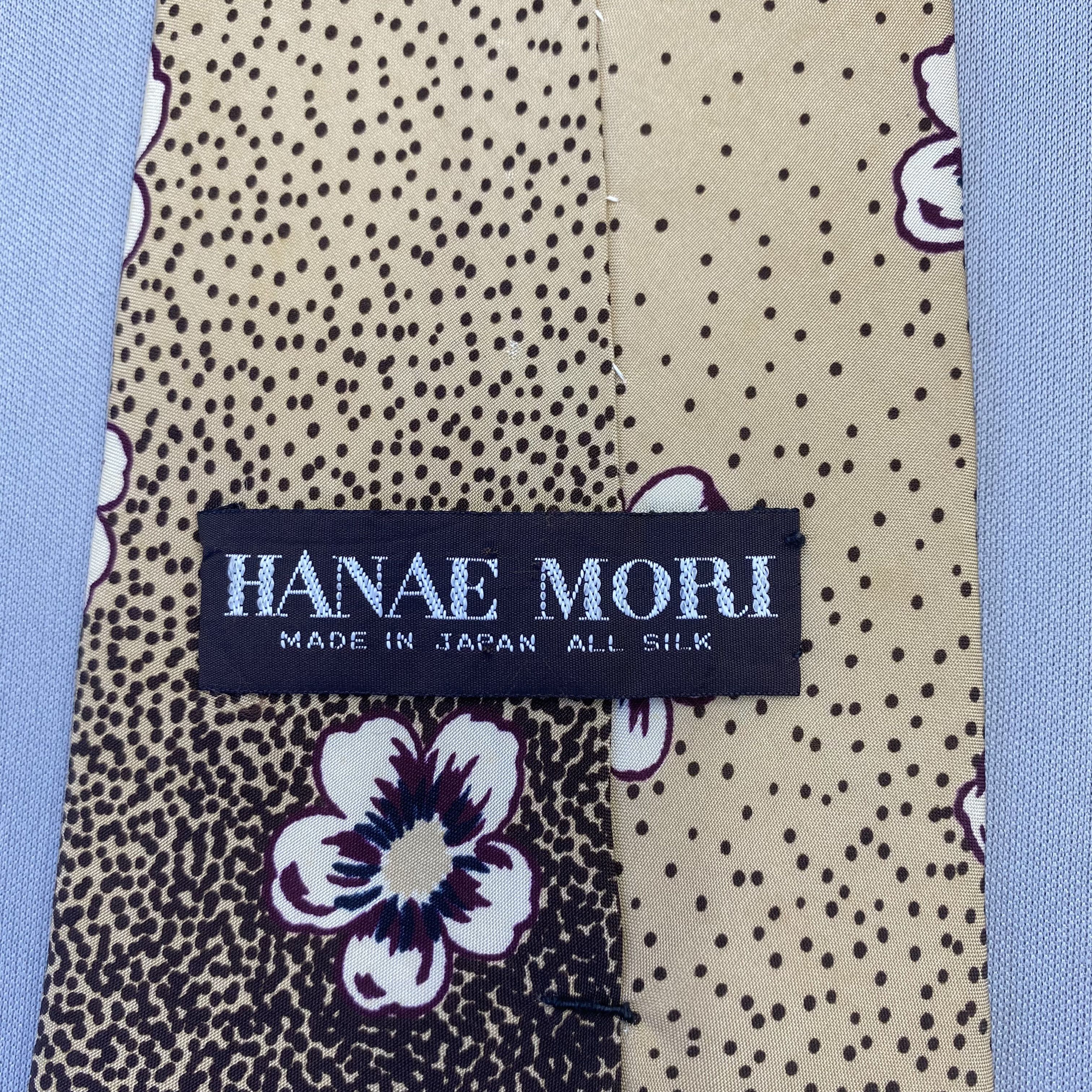 Hanae Mori Vintage Hanae Mori SILK Necktie Cravate Pure Silk Neck Tie Size ONE SIZE - 7 Thumbnail