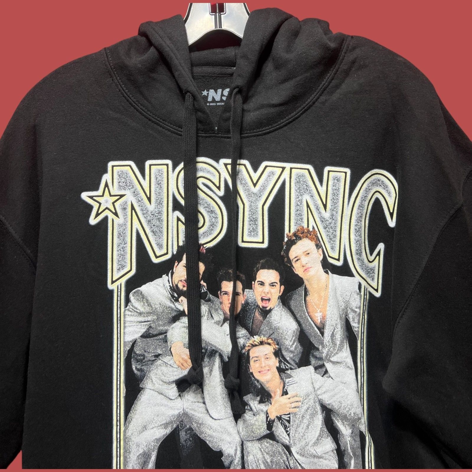 Other NSYNC - Men's Long Sleeve Hooded Sweatshirt - Black - Medium Size US M / EU 48-50 / 2 - 10 Thumbnail